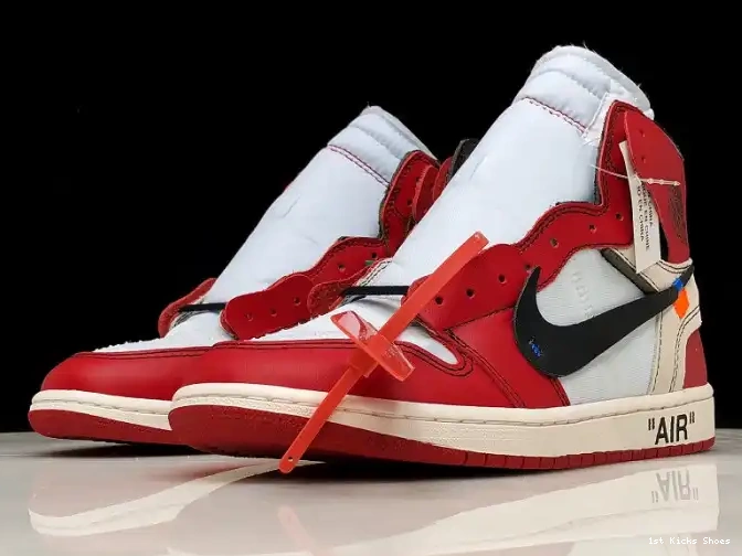 1st Kicks Jordan Air Off-White Ten AA3834-101 Chicago Retro 1 The 0524